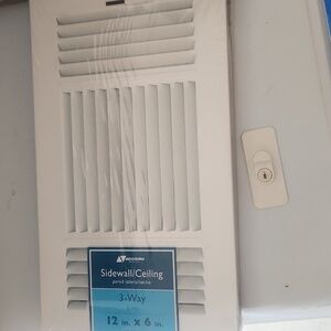 White Adjustable Vent Cover